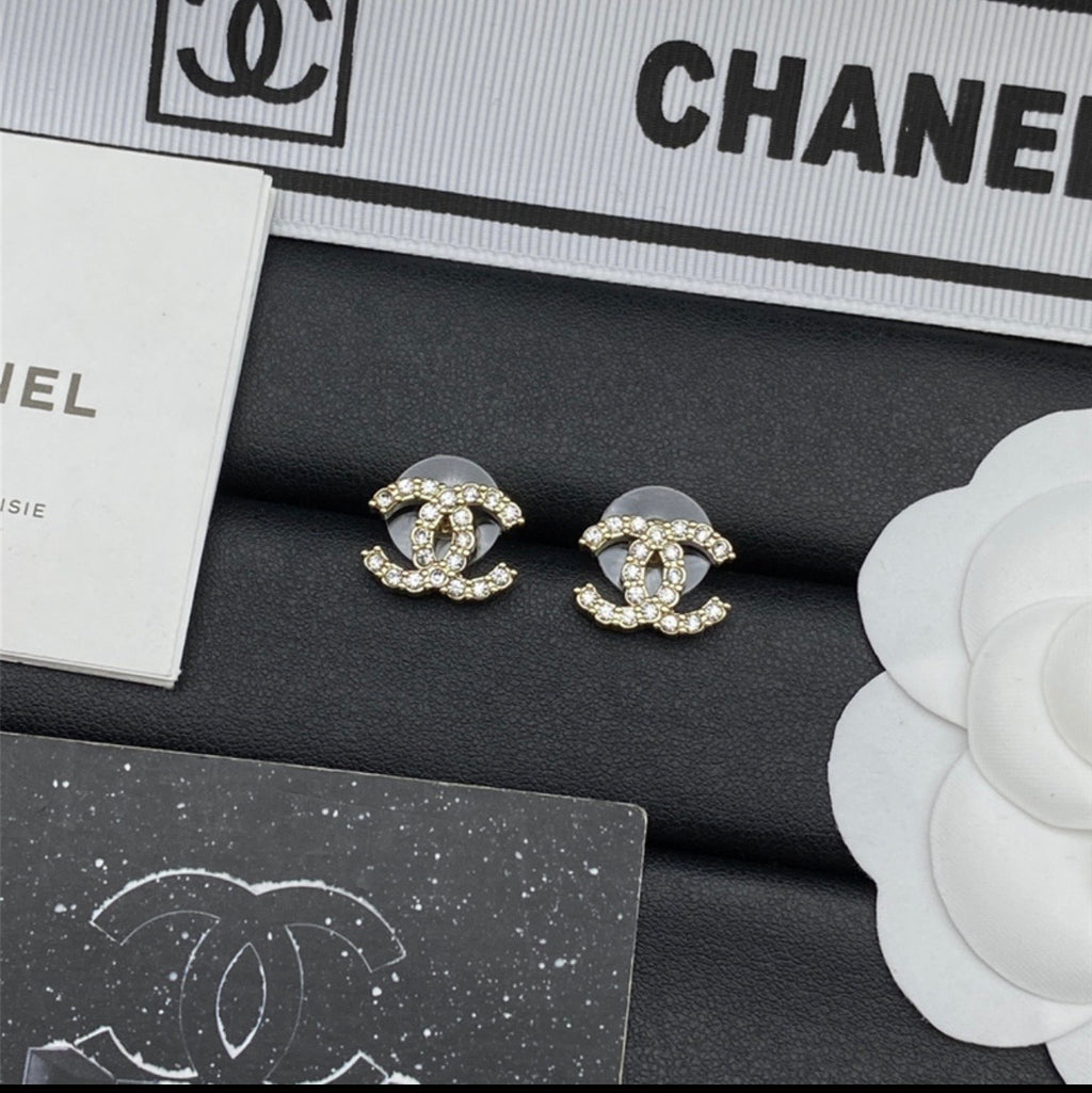 ChaneI Gold Bling Earrings