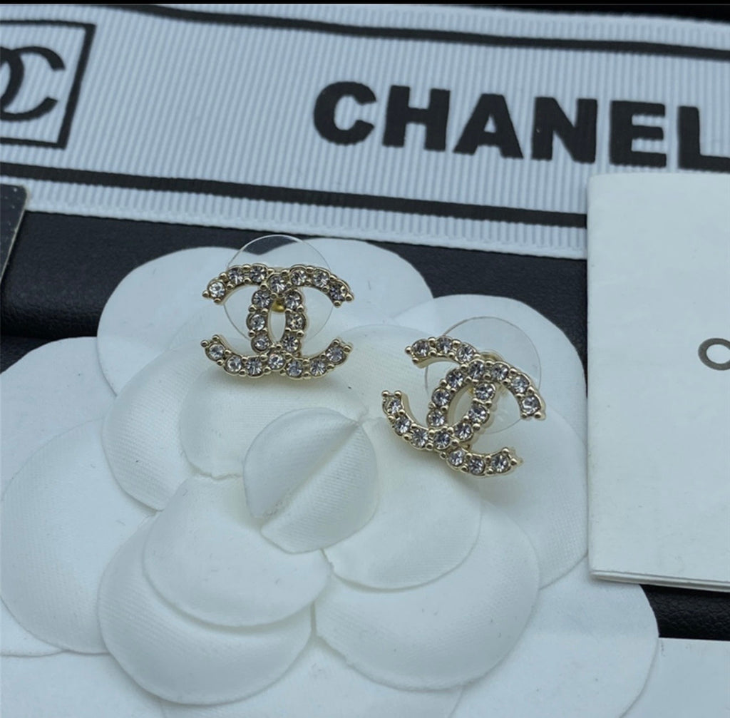 ChaneI Gold Bling Earrings